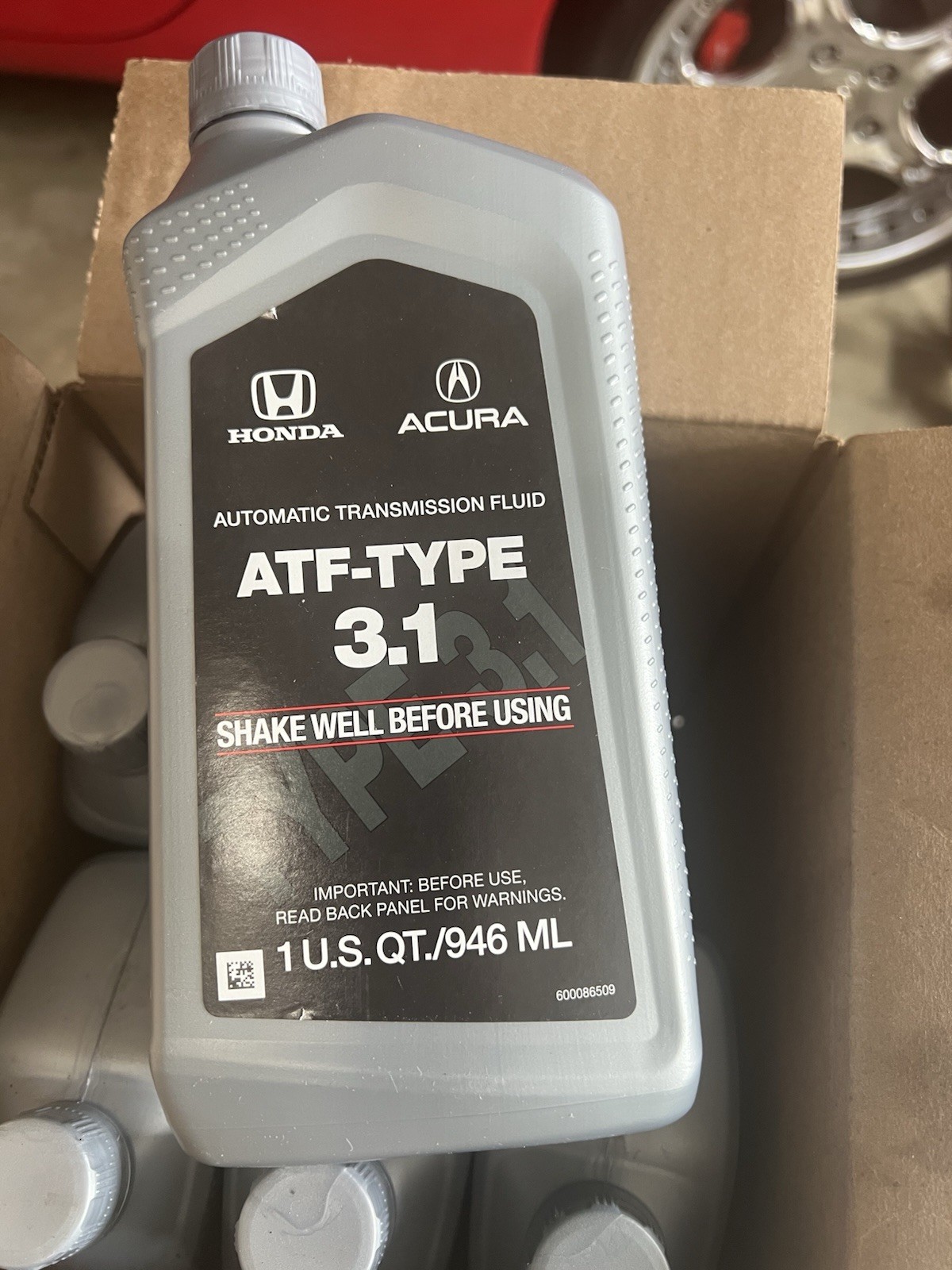 Genuine Honda ATF Type 3 (3.1) X 4 Qts