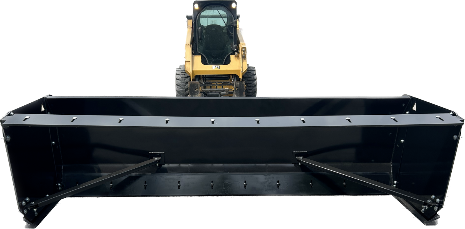 Linville 8' x 36" Skid Steer with Back Drag Pusher Box LIFETIME WARRANTY USA