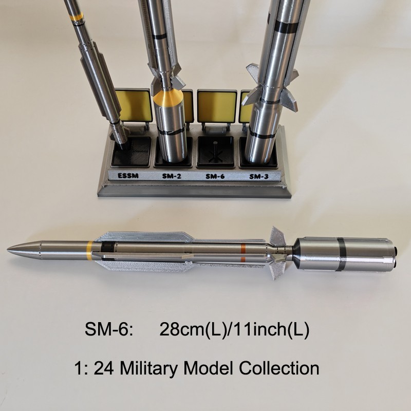 1:24 USN Full Set Standard Missile Military Model ESSM SM-2 SM-3 SM-6 3D Printed