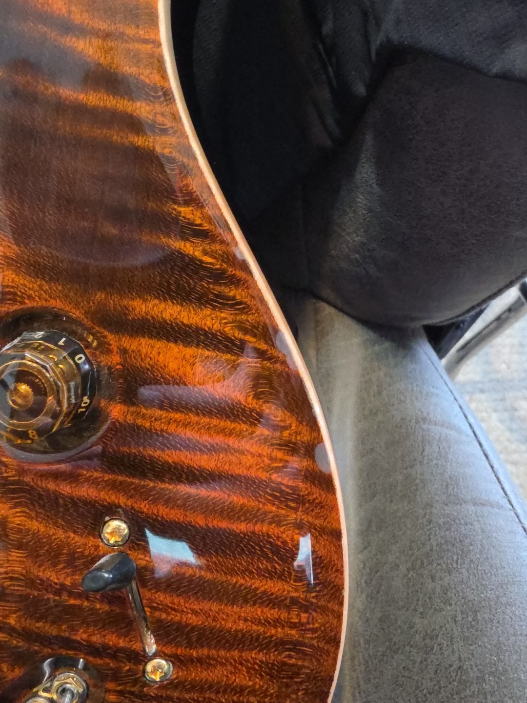 2018 PRS 408 "10 Top" Black Gold Burst