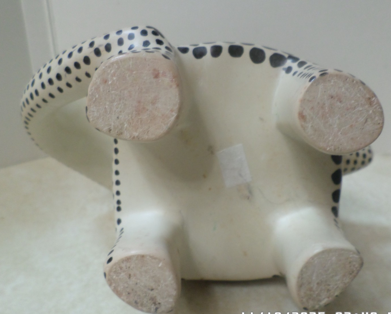 MCM Soap Stone Elephant Heavy 4 1/2" x 7"