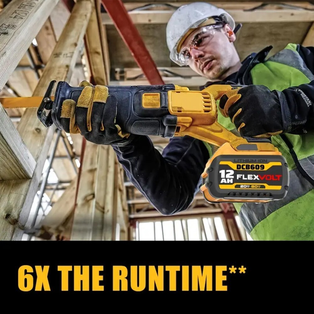 2Pack 12.0AH For DEWALT DCB612 20V/60V MAX FLEXVOLT Lithium-Ion Battery DCB609-2