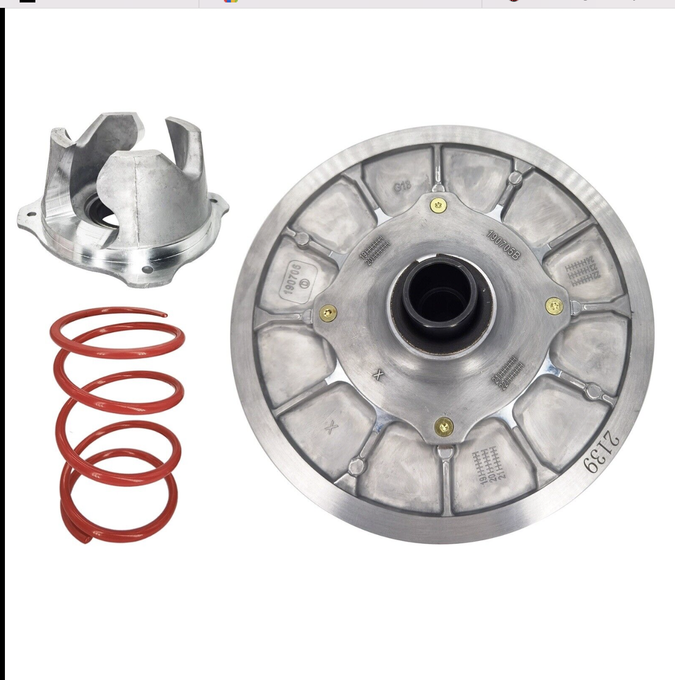 2016+ POLARIS RZR 1000 XP NEW PRIMARY & IMPROVED EBS TIED SECONDARY CLUTCH