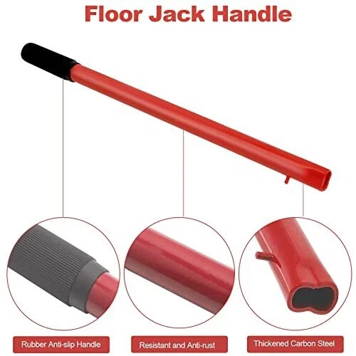 2 Ton Floor Jack Handle Replacement,Horizontal Hydraulic Jack Handle for Car