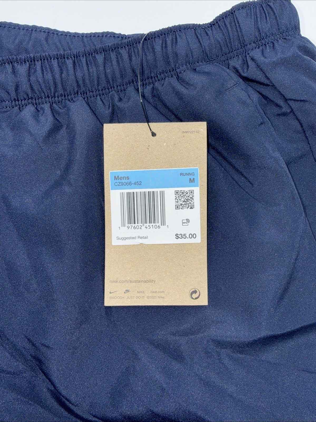 $35 Nike Men’s Challenger 7” Inseam Shorts CZ90666 - Navy - Medium- New Tags