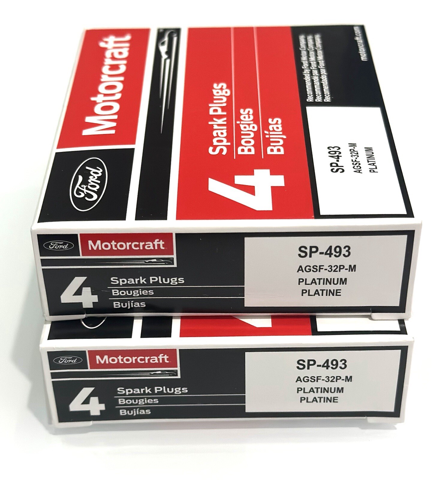8 MOTORCRAFT SP-493 PLATINUM AGSF32PM SPARK PLUGS FORD F-150 4.6L / 5.4L V8