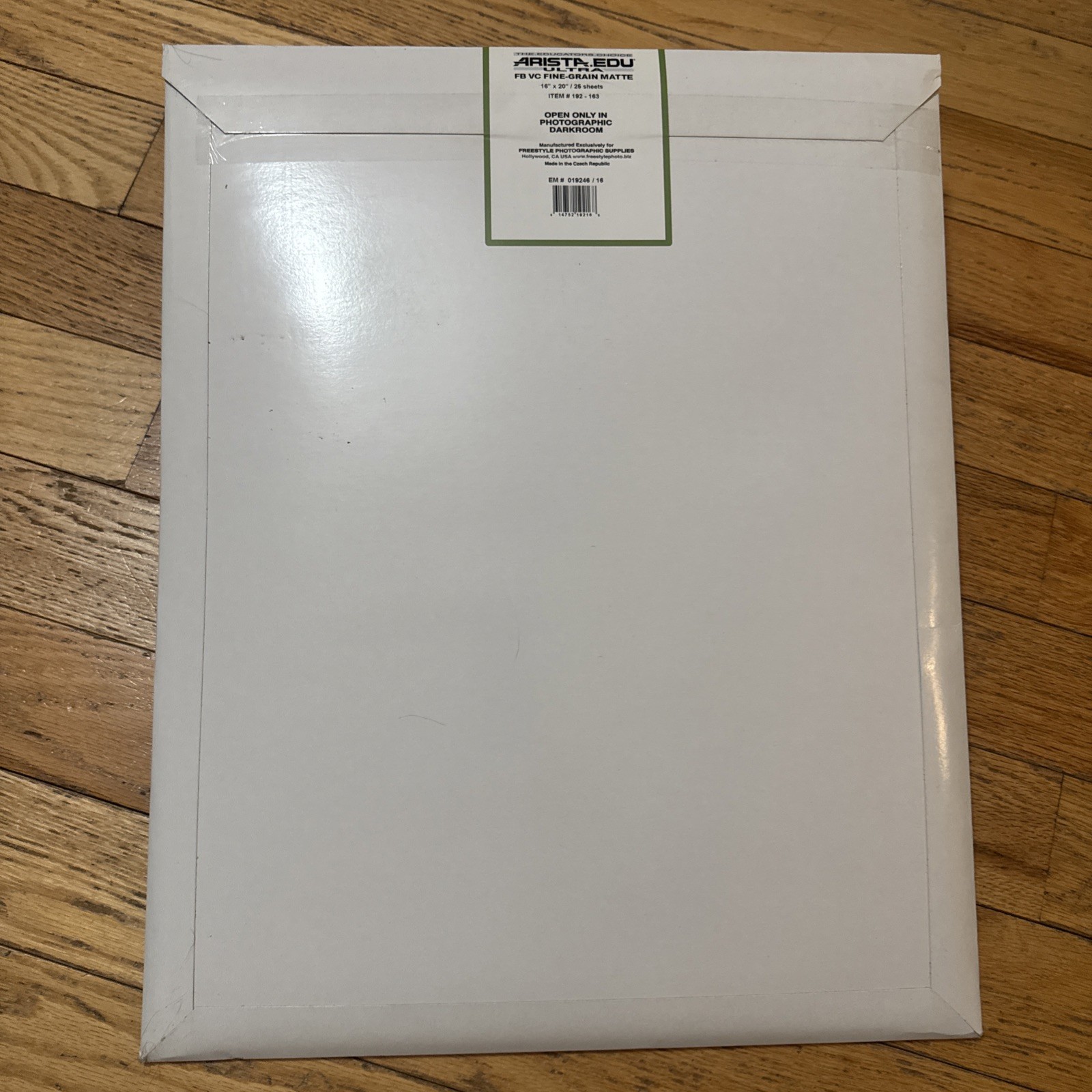 Arista.EDU Ultra FB VC Fine Grain Matte 16” x 20” - 25 Sheets UNOPENED Sealed