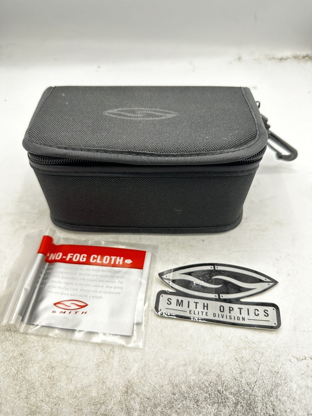 Smith Optics Ballistic Safety Glasses Case Zip Black Only Case AEGIS  MOLLE Army