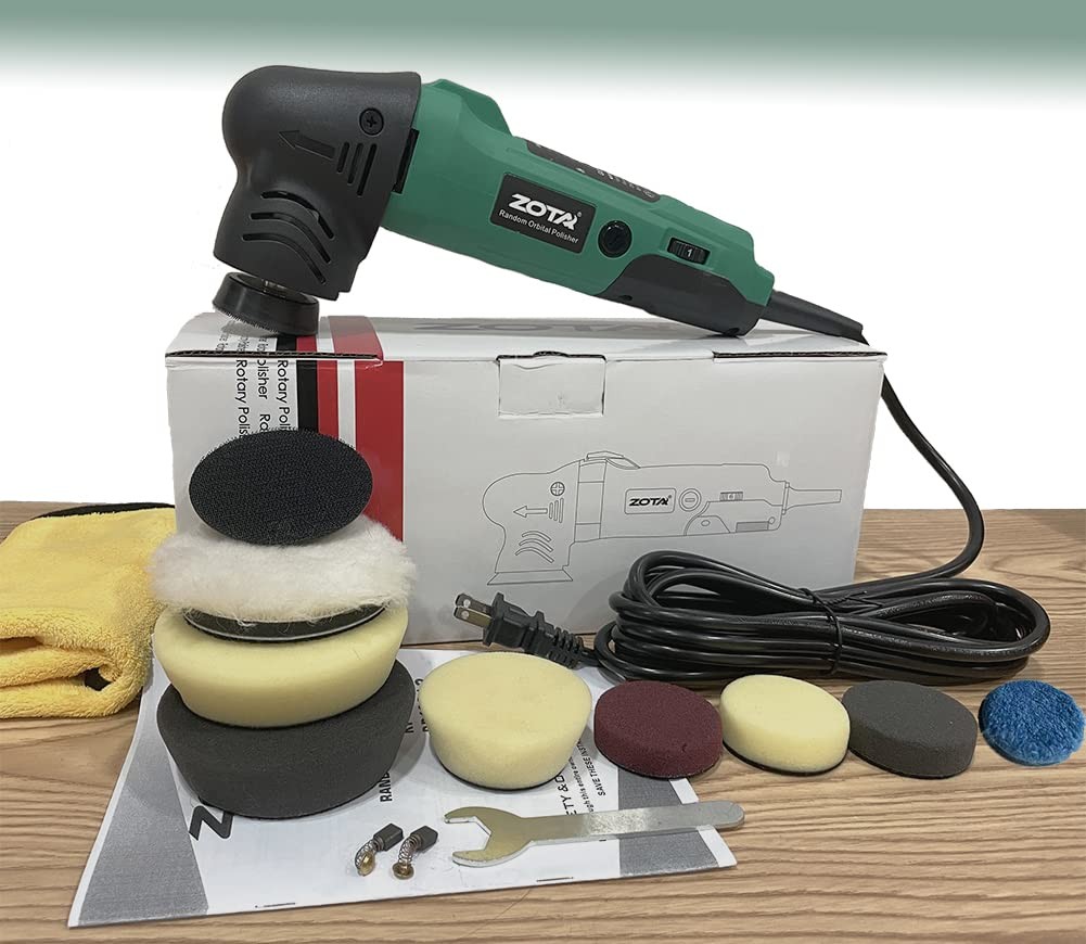 23 Inch Car Polisher with 8mm Random Orbital for Detailing and Buffing