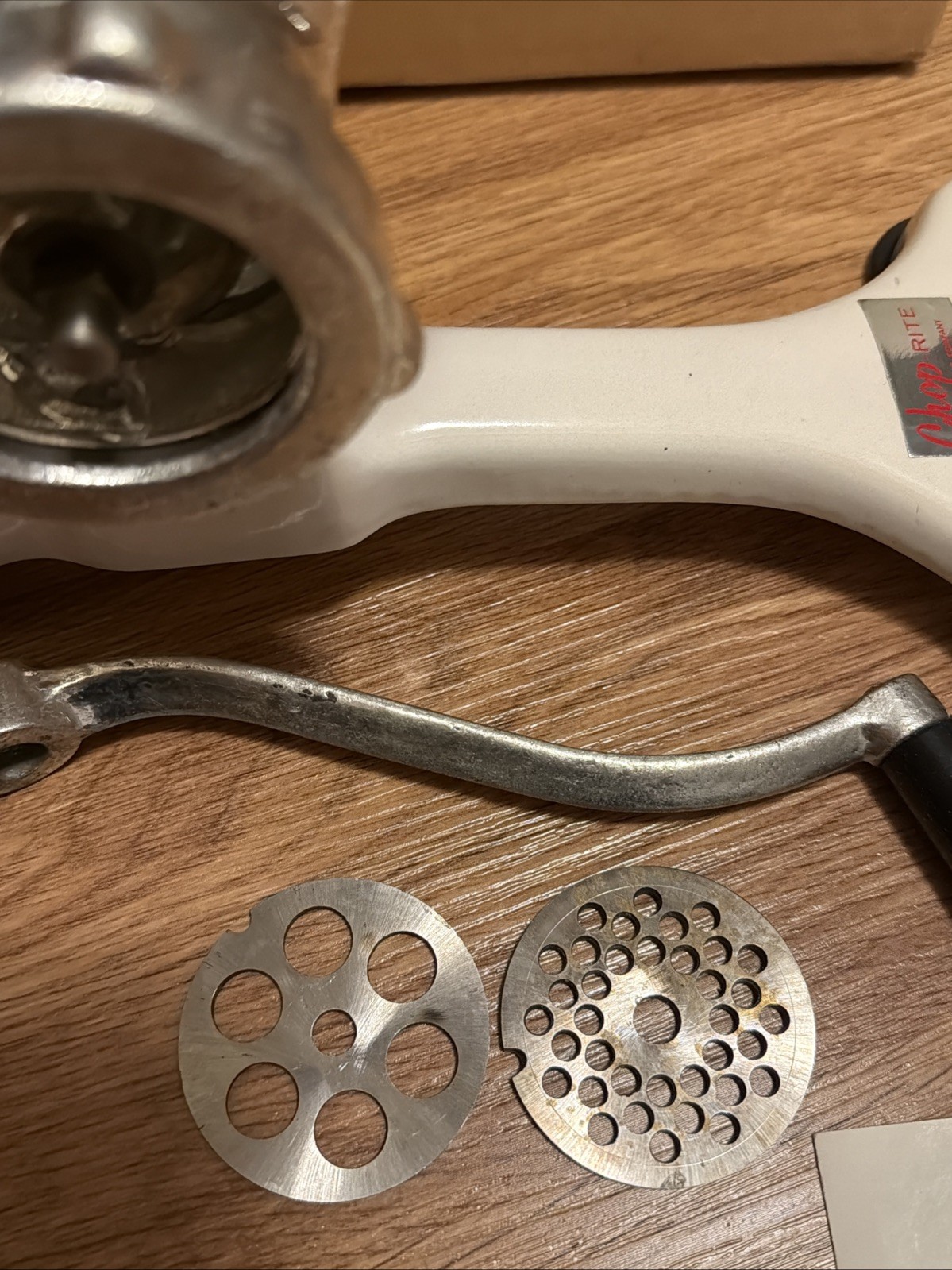 Chop-Rite MFG #1 Meat & Food Chopper Clampless Counter Top Tool In Box USA Made