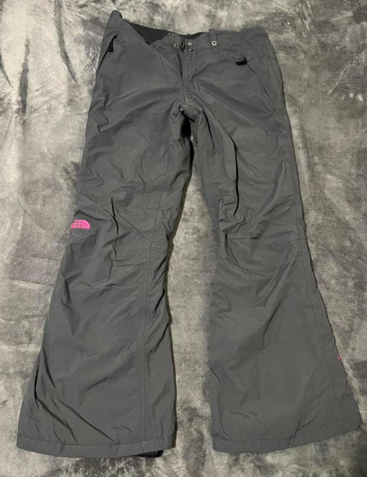 The North Face Hyvent Snow Ski Pants Women’s Medium Pink & Gray Waterproof