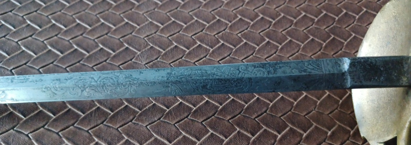 U.S. Army Officer Dress Sword Model 1902 Eagle Guard Solingen Blade c.1895–1918