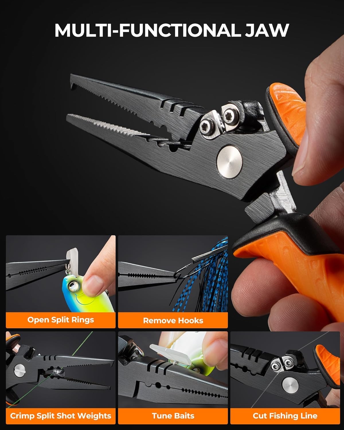 KastKing SteelStream Fishing Tool Set, Fishing Gear- Corrosion Resistant Fishing