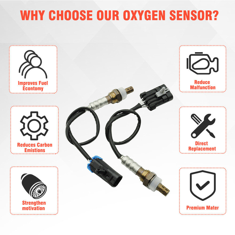 4X Oxygen O2 Sensor For 1996-2002 Chevrolet GMC Silverado 1500 234-4012 234-4018