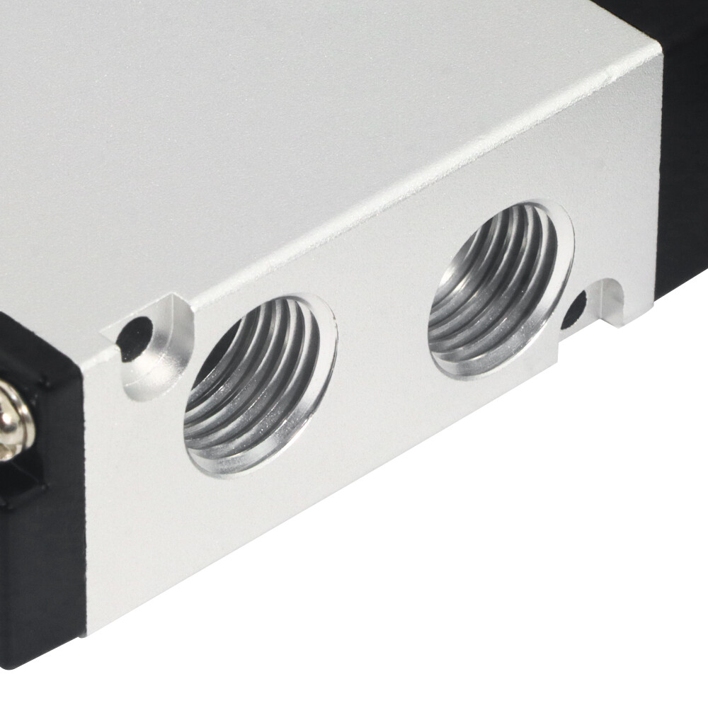 4V210-08 5 Way 2 Position Solenoid Pneumatic Air Valve 1/4" NPT DC12V