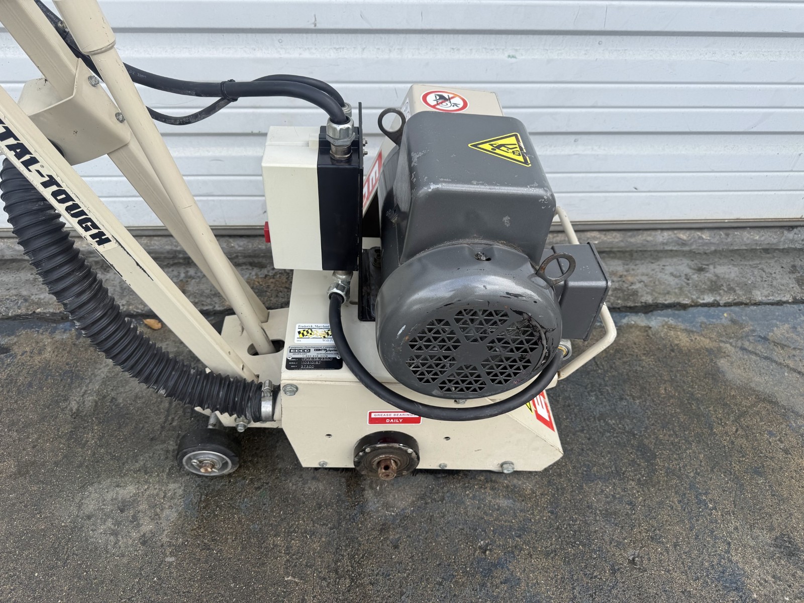 Edco CPM-8 Walk Behind Concrete Scarifier Grinder 220v Single Phase L@@K
