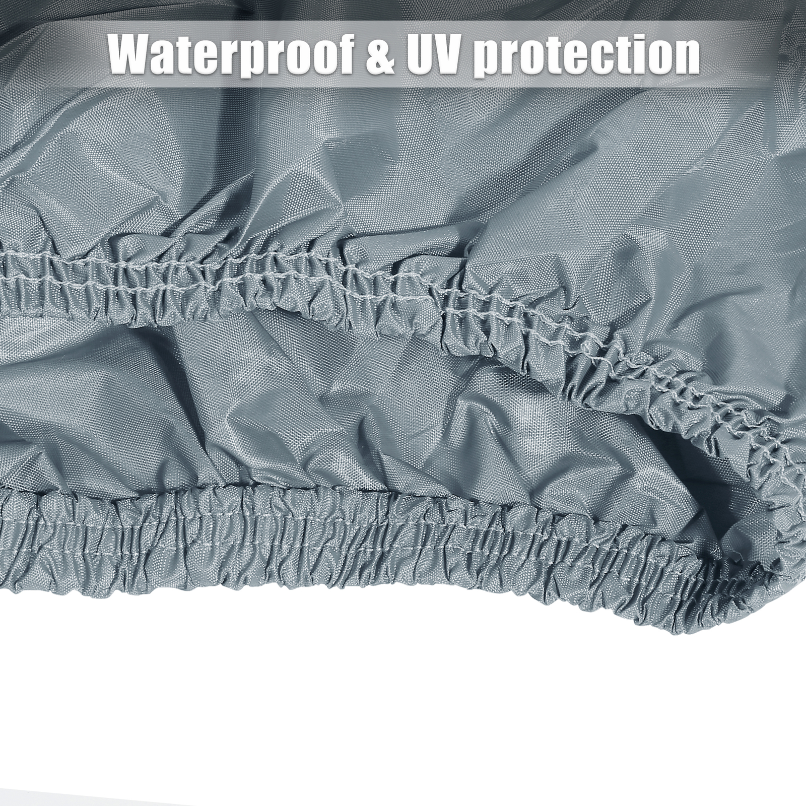 2 Passenger Golf Cart Covers 400D Sunproof Golf Cart Protective Cover Gray