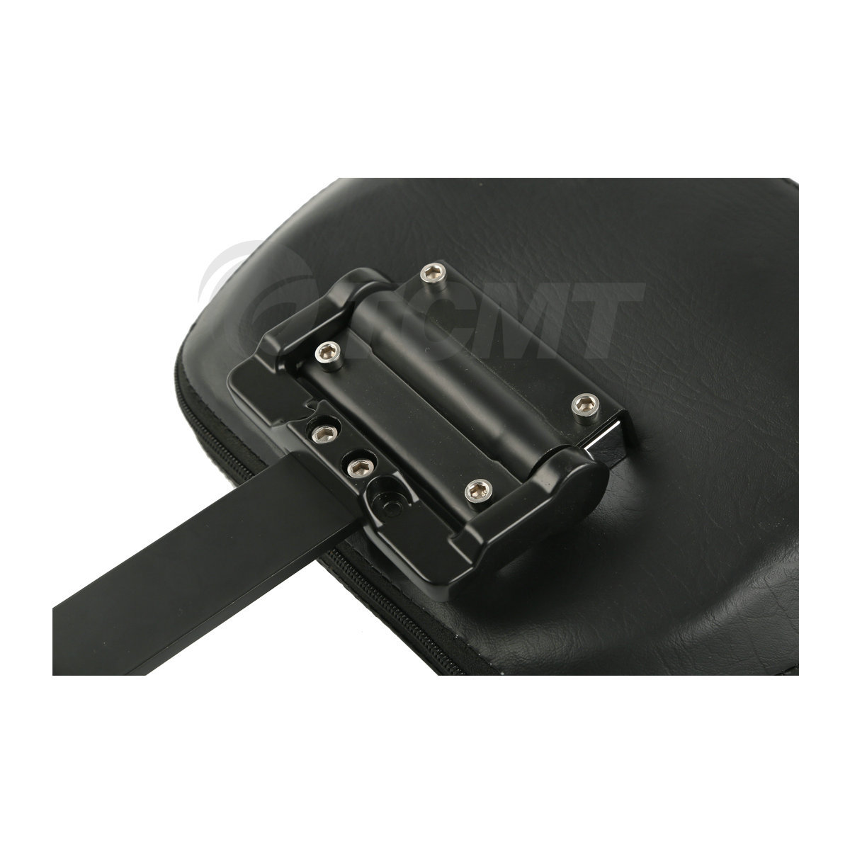 Black Plug-In Driver Rider Backrest Fit For Harley Street Electra Glide 97-2023