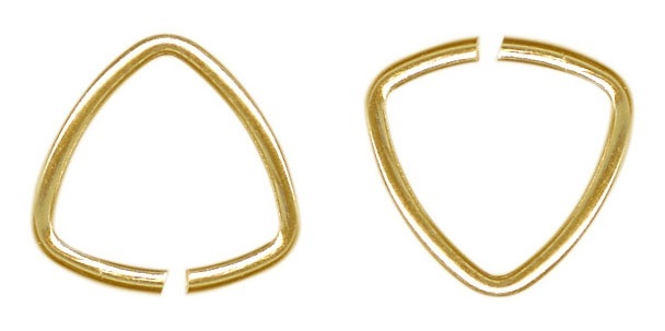 Triangle Bails for Jewelry Making 9.5mm (3/8") each side ~ No Lead No Nickel