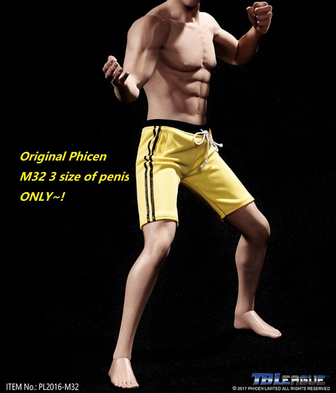 Orig PHICEN M32 3 x 1/6 Male Genitals Penis For 12" Figure M30 M31 M33 M34 ❶USA❶
