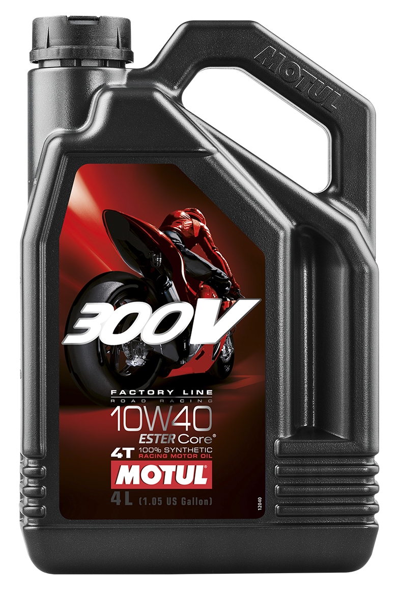 Motul 300V Synthetic Motor Oil - 10W40 - 4L. 104121