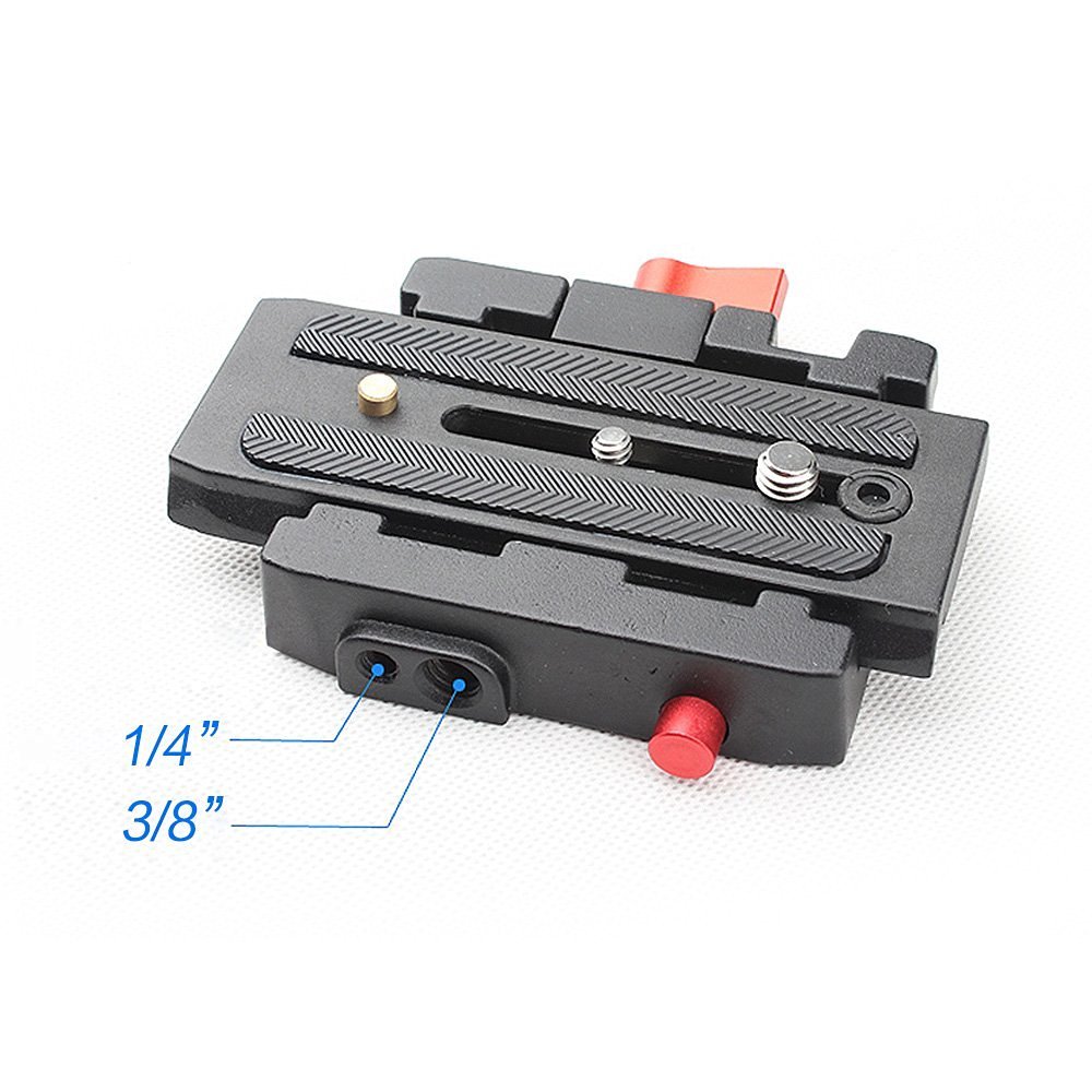 P200 Quick Release Clamp Adapter + Plate for Manfrotto 577 500 501 AH 701503 HDV