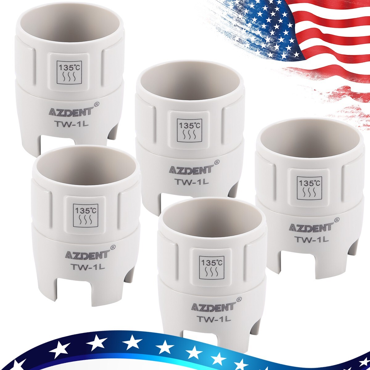 5X Dental Ultrasonic Piezo Scaler Tips Torque Wrench Key for NSK EMS SATELEC DTE