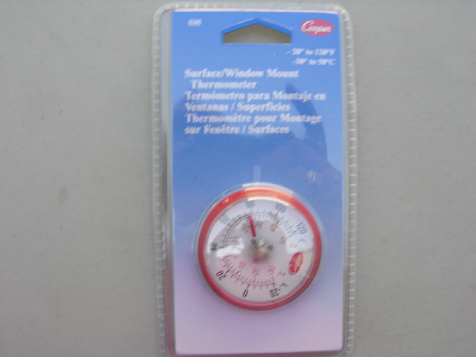COOPER ATKINS COOLER/REFRIGERATOR THERMOMETER MAGNETIC BACK #535 FREE SHIPPING