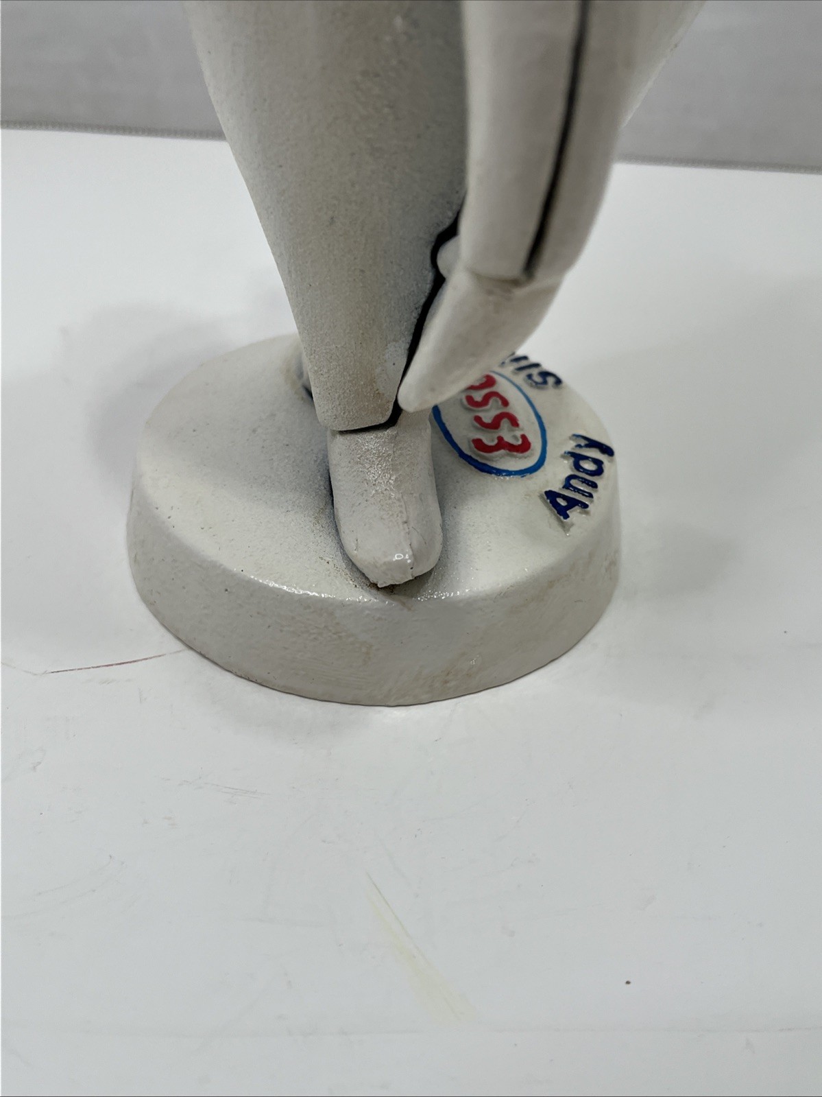 Vintage Esso Oil Andy Slick Cast Iron Coin Bank Original Paint