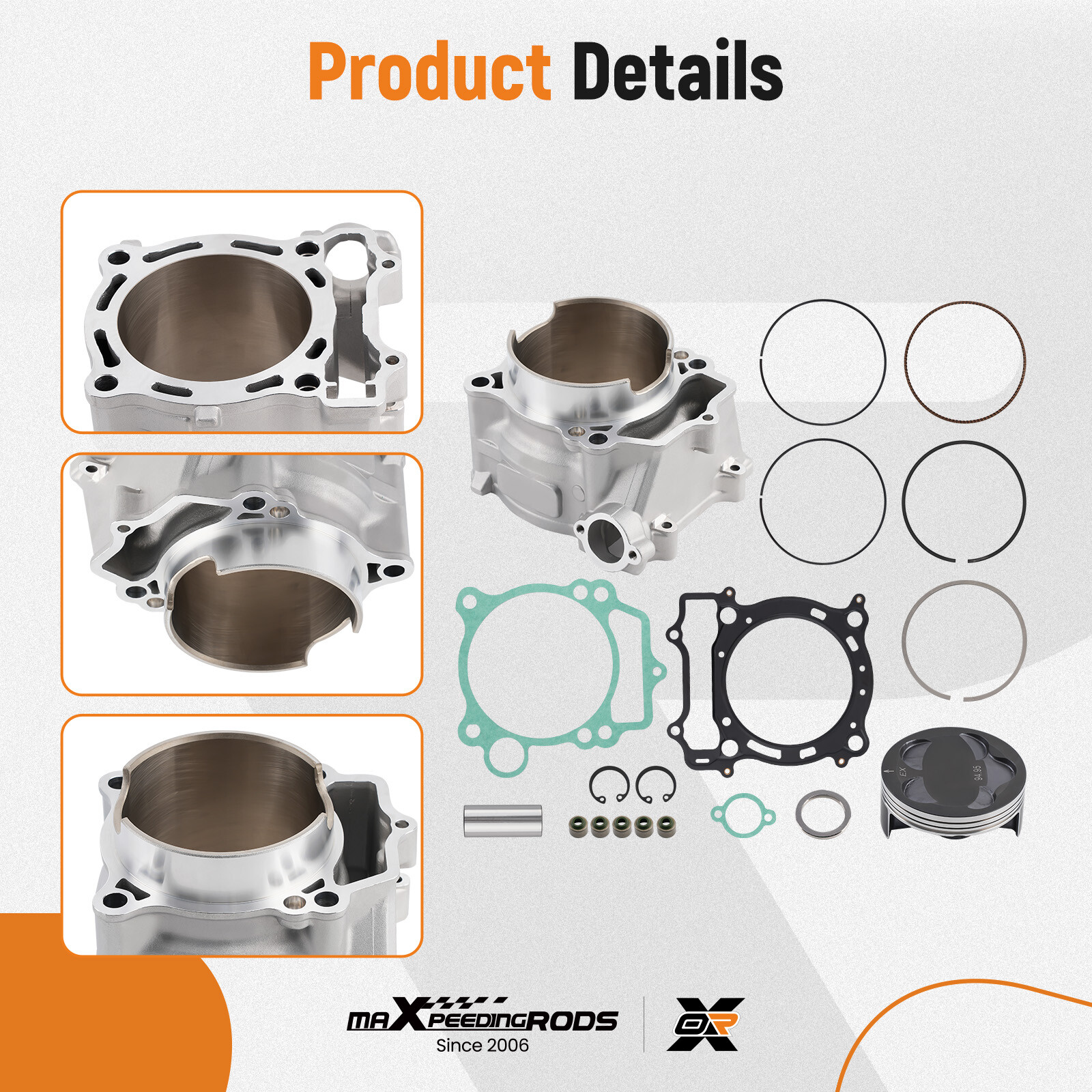 CYLINDER PISTON REBUILD KIT FOR YAMAHA WR 450F YZ 450F 2003-2005 YFZ450 04-13