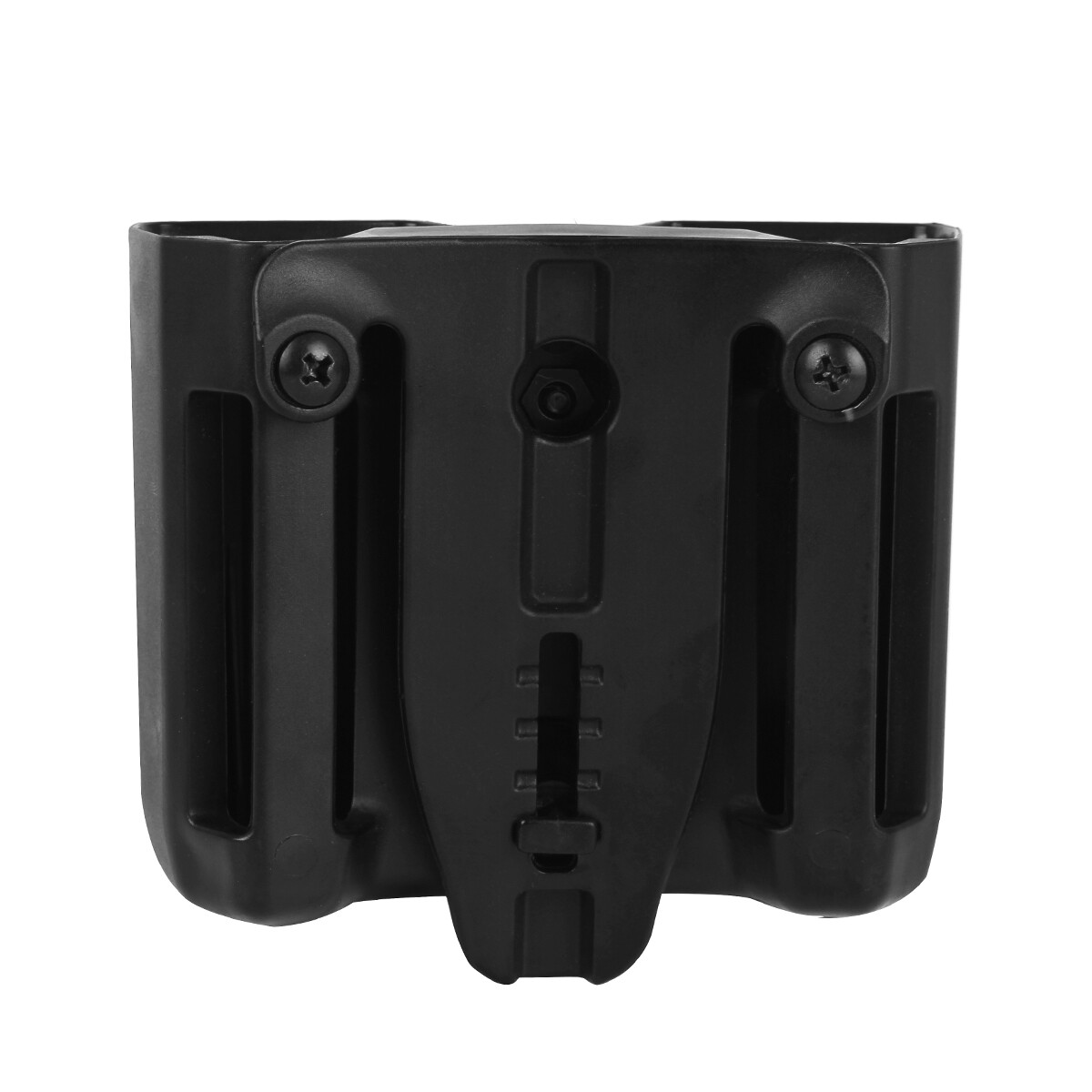 Double Stack Magazine Pouch Belt Mag Holster for 9mm /.40 cal /.357 Black