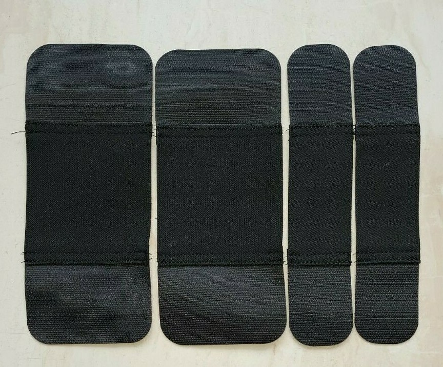 (4) Replacement Body Armor Bullet Proof Vest Carrier Straps, 2 x 10" & 4 x 10"
