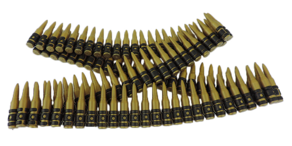 Plastic Toy Fake Ammo Bullet Belt Bandolier Military Army Soldier Costume Prop
