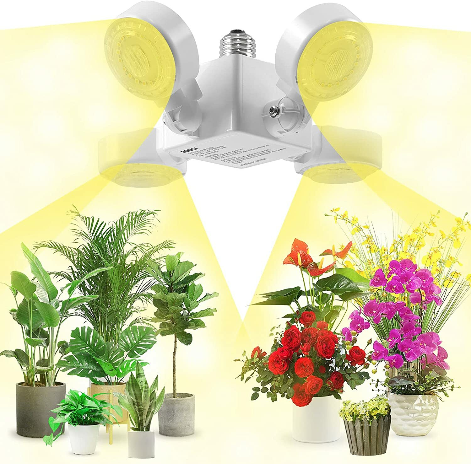 SANSI LED Grow light Bulb Full specturm Veg Flower 10W-70W Yard Indoor Plant