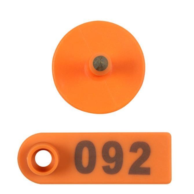 Livestock Ear Tag Felenny 1-100 Numbers Animal Tags for Cow Cattle Goat Sheep Pi