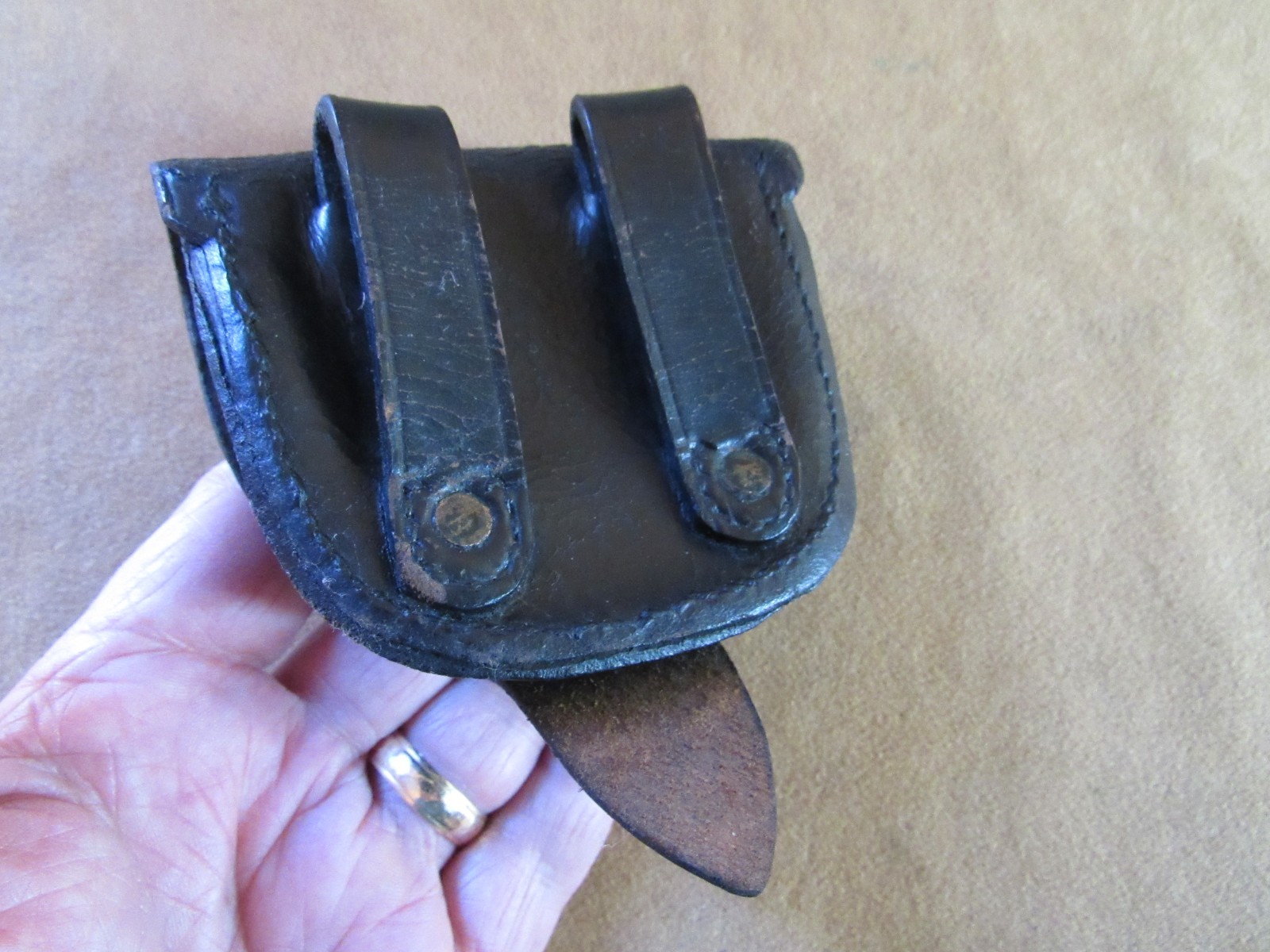 Indian Wars M 1875 Modified Pistol Box Pouch US Cavalry Custer Little Bighorn