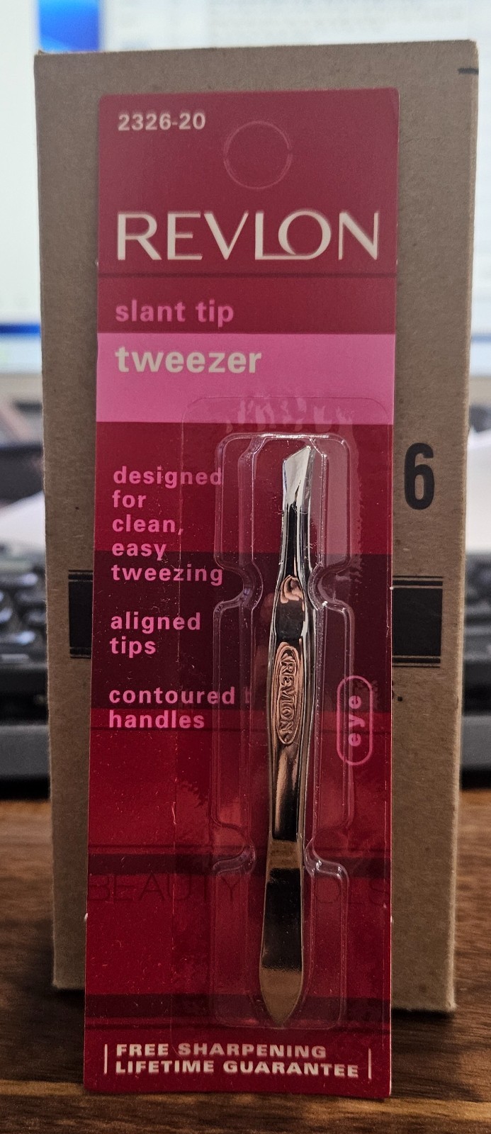 Revlon Slant Tip Tweezer made in USA