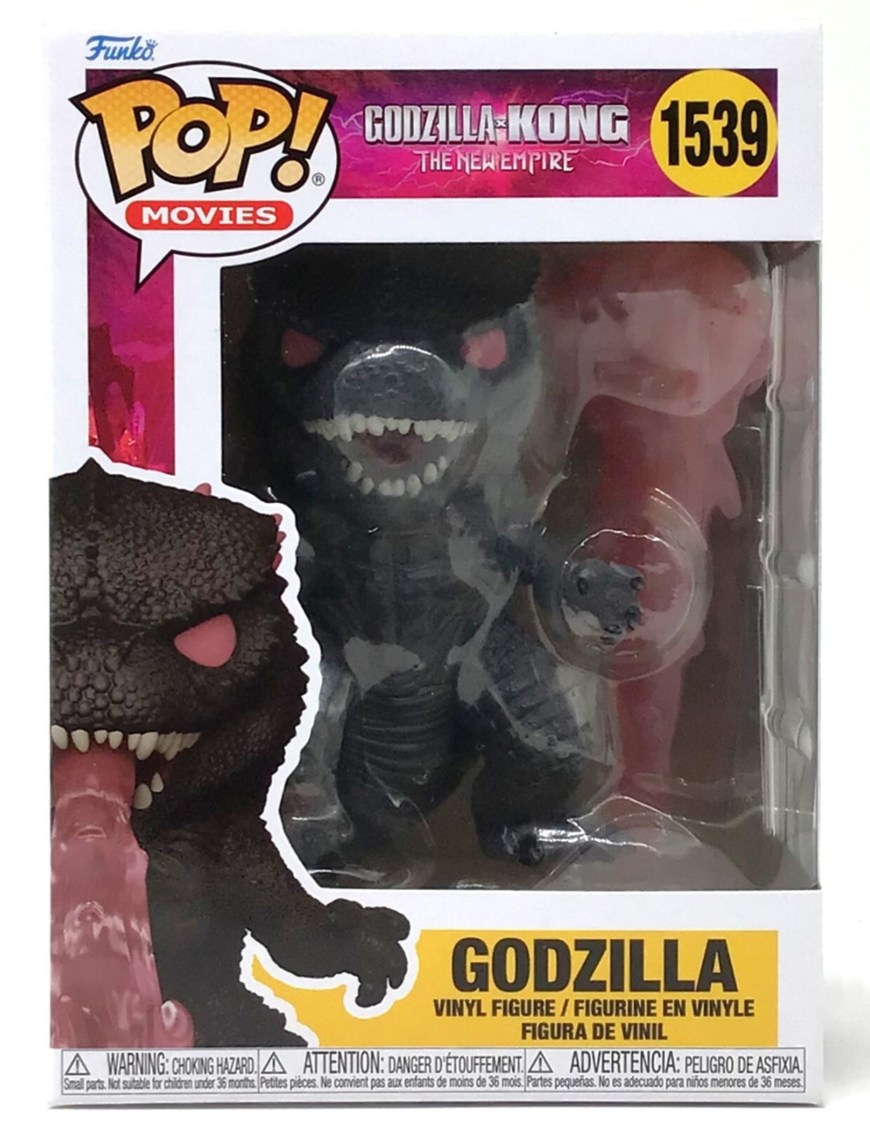Funko Pop! Godzilla Vs Kong The New Empire Godzilla #1539 with POP Protector