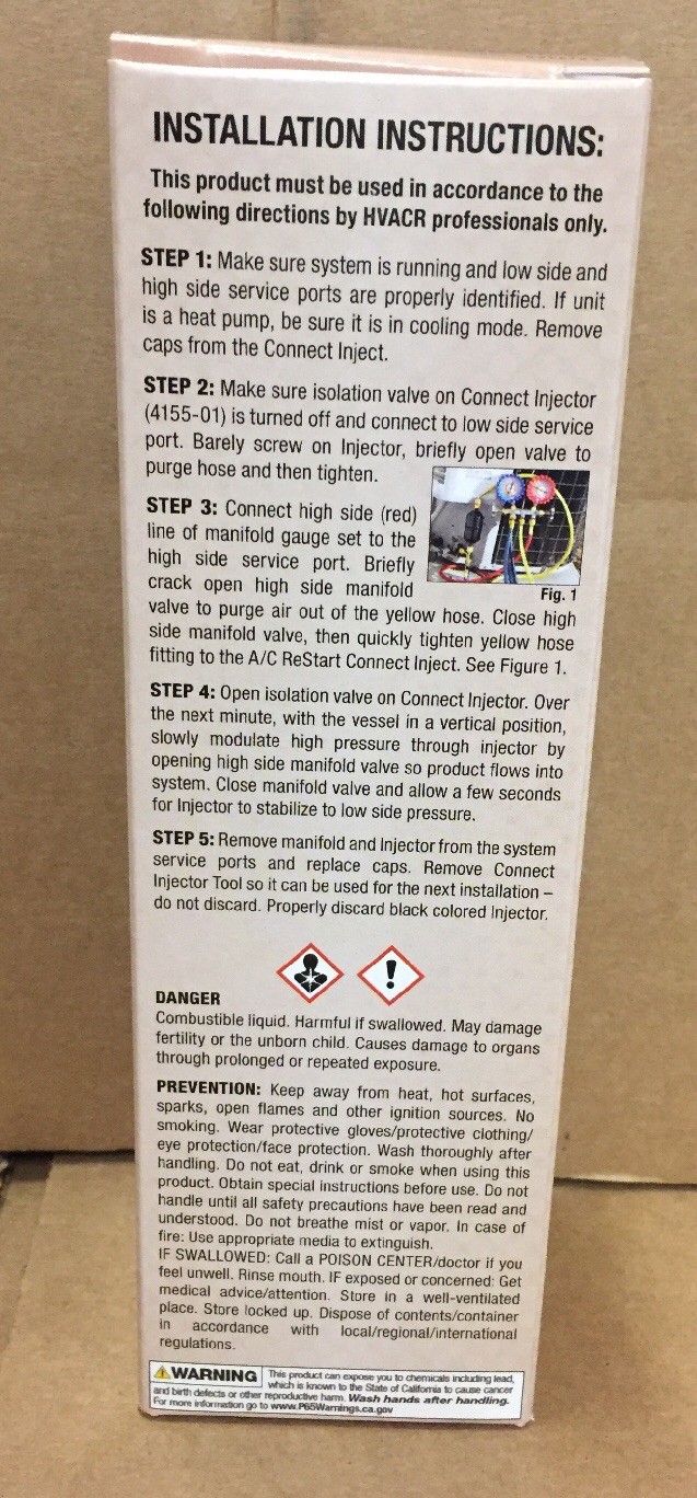 NUCALGON A/C RESTART CONNECT INJECT 4060-56
