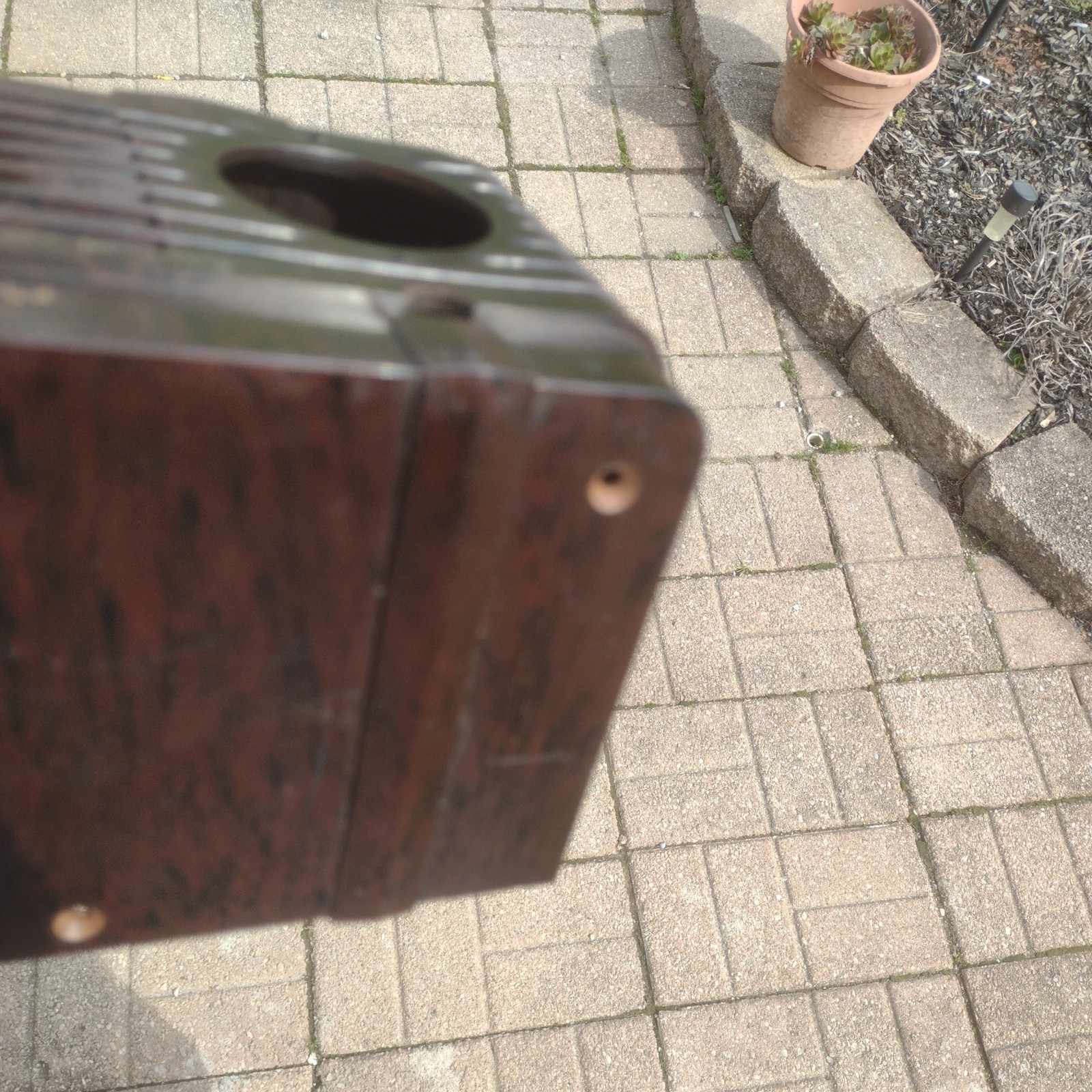 Antique 1930s Detrola Pee Wee Tube Radio Case.