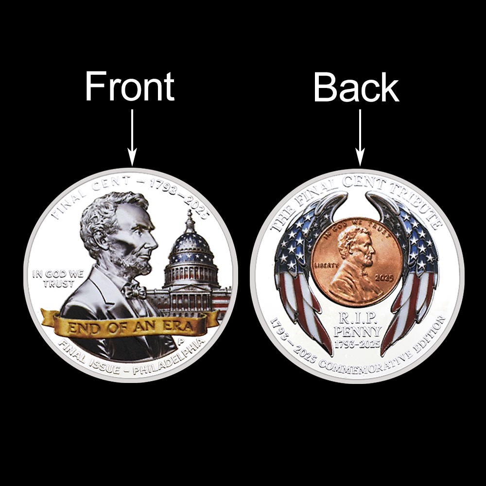 End of an Era Lincoln Penny Commemorative Coin Collectible Gift