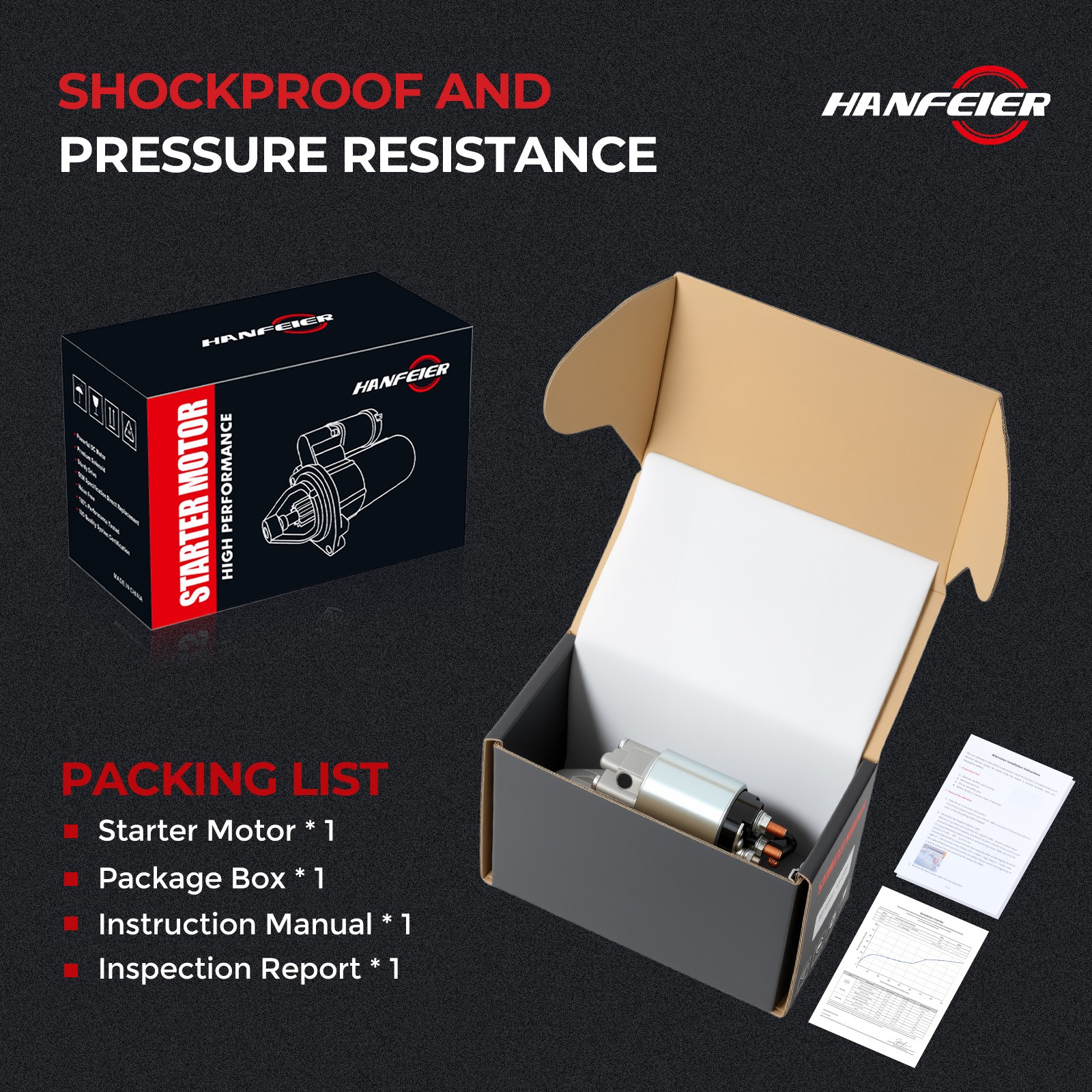 3267 Starter for Ford E-150 E-250 E-250 E-350 E-550 Super Duty 4.6 5.4L 3221