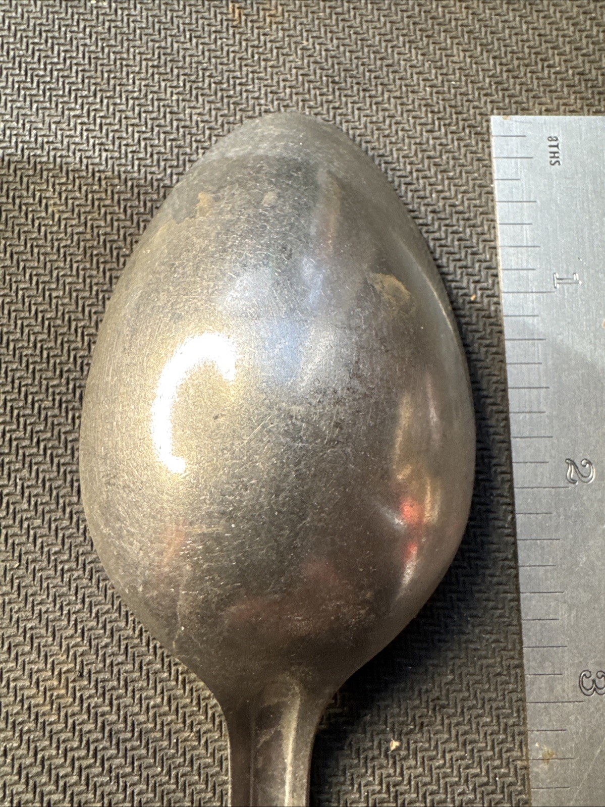 Vtg Utica Cut. Co. Us Army Mess Kit Spoon With Hole 7.5 " Long