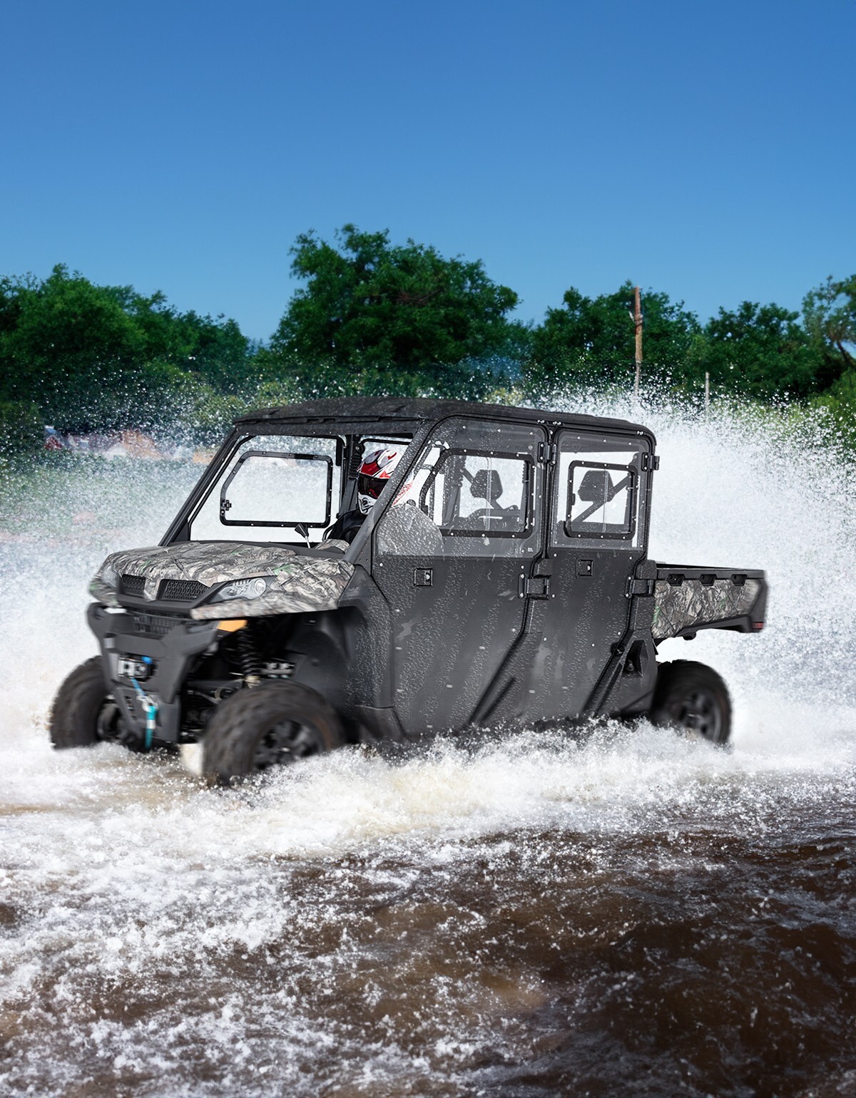 KEMIMOTO 2-in-1 Front & Rear Full Doors w/Windows For UForce 1000 XL 2022-2026