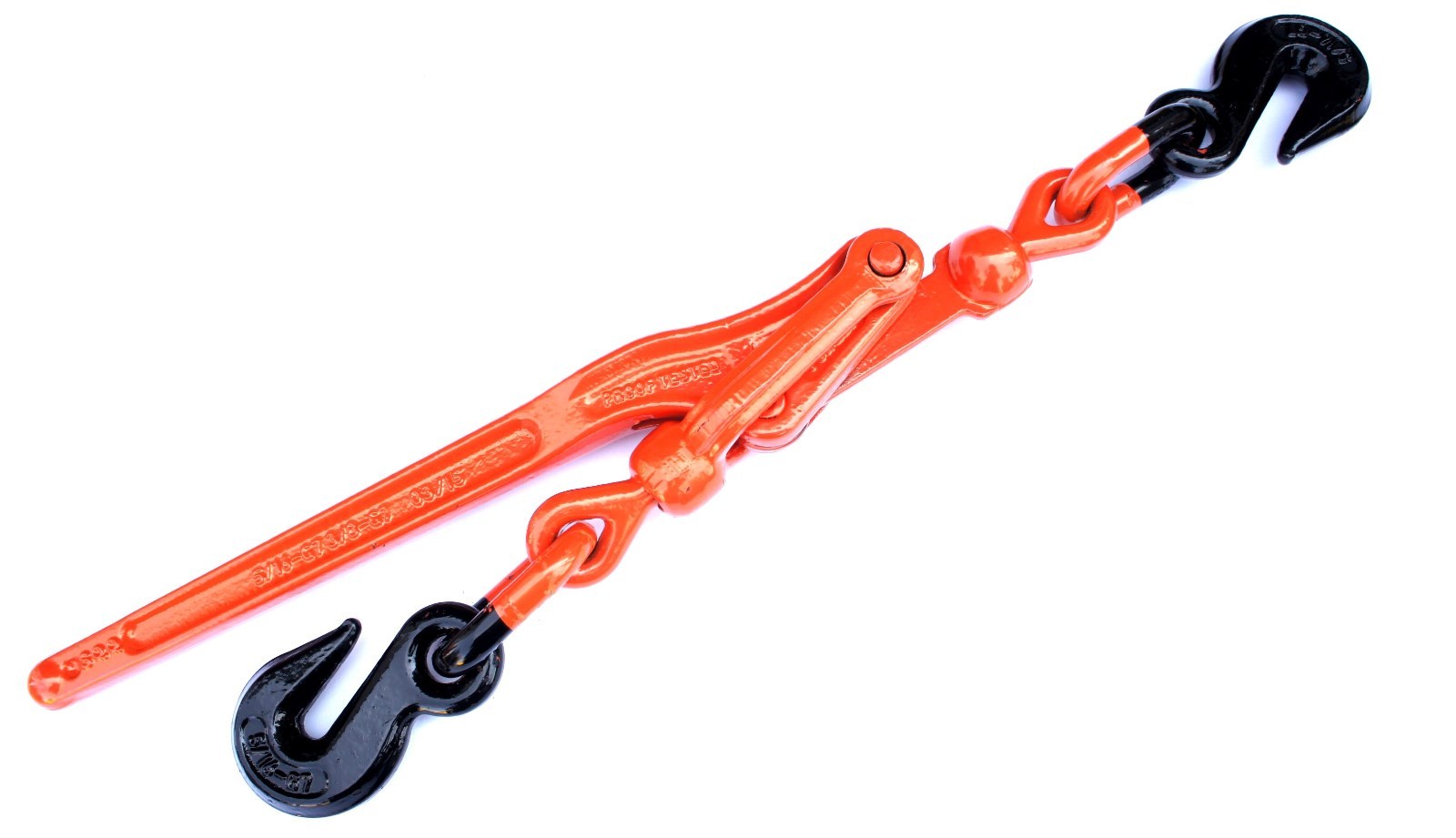 (2) Lever Chain Binders 5/16" 3/8" G70 Chain Truck Trailer Tie Down 6,600lb WLL