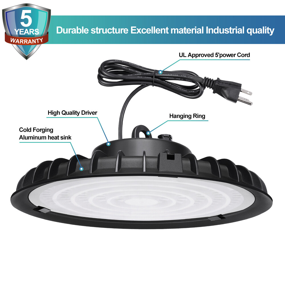 300W UFO Led High Bay Light Factory Warehouse Commercial Industrial Shop Light