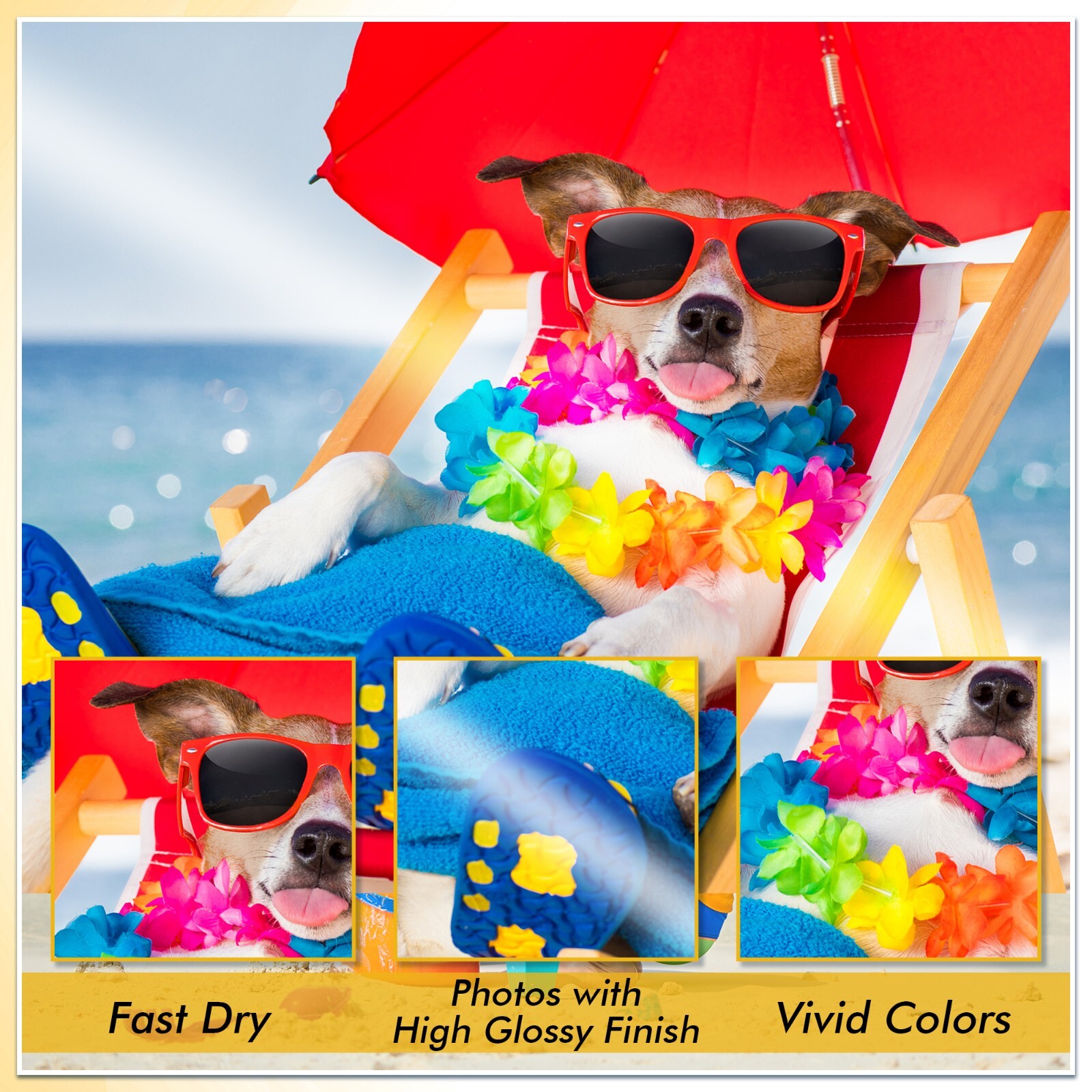 400 Sheets Koala Inkjet Printer Photo Paper 8.5x11 Glossy 36 lb DIY Bag Brochure