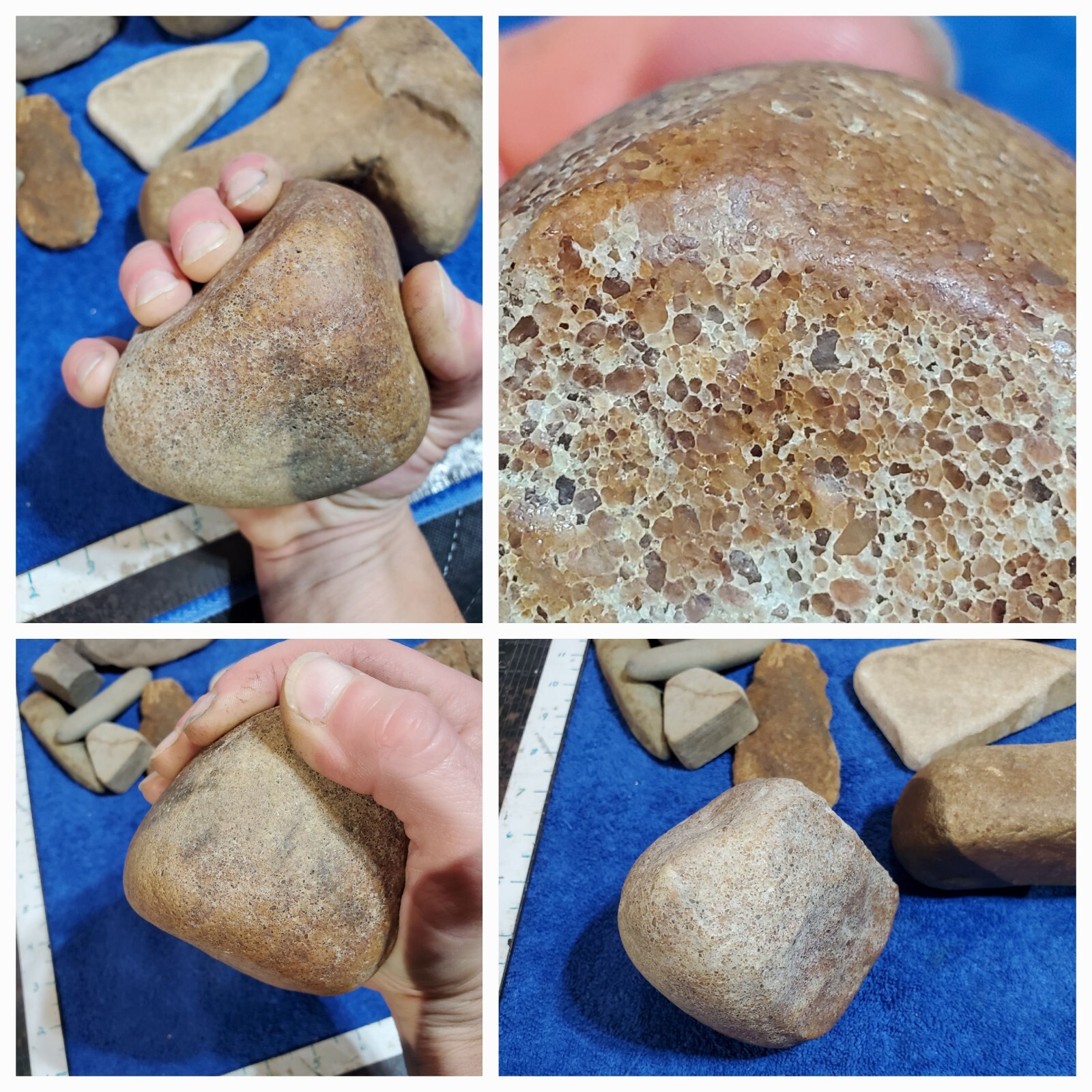 Indian Artifacts Polished Tools, Hammer Stones Bola Primitive Point Pennsylvania