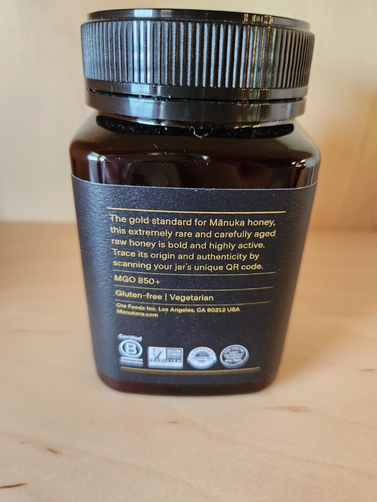 MANUKORA RAW MANUKA HONEY 850+ MGO 500G / 1.1LB