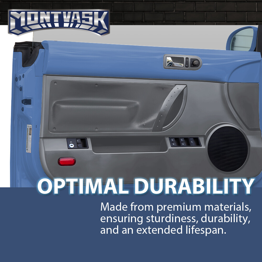 Fit For 2003-2010 Volkswagen New Beetle Convertible Door Panel Insert Gray